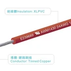 Wires 300V 30 28 26 24 22 20 18 16 AWG PVC Electrical Wires For Internal Wiring Of Electronic Equipment