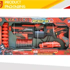 Gun Amazon Hot Sale Red Manual Super Power Soft Bullet Gun With 40 Bullets