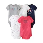 Baby Newborn Onesie Cotton Summer Infant Short Sleeves Jumpsuit Boutique Bodysuit Baby Clothes Romper
