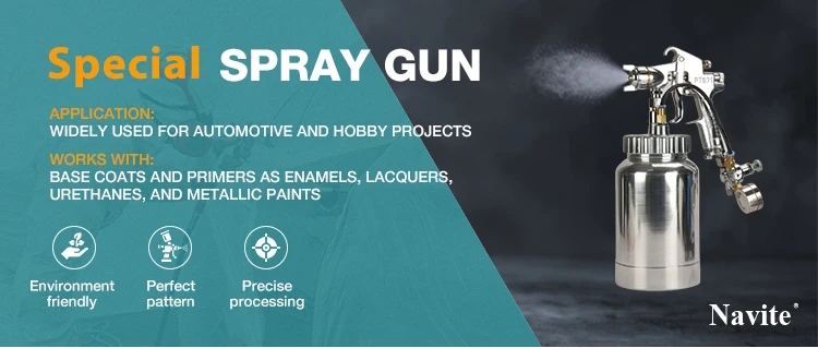 2.0mm 1000ml painting gun wall air adjustable paint sprayer