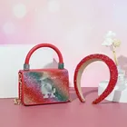 Kid New La Purse Set And Kid Girl Headbands Wholesale High Quality La Bucket Hat And Purse Set