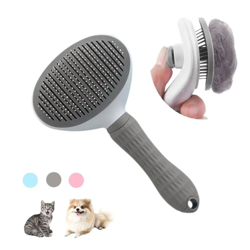 Dog Hair Remover Comb Cat Dog Hair Grooming And Care Brush For Long Hair  Self Cleaning Pet Brush - Buy Self Cleaning Pet Brush Pet Hair Remover Pet Cleaning  Brush Pet Cleaning