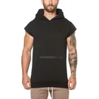Sports Vest Vests Men's Fitness Sports Training Clothes Fitness Hoodies Vest OEM/ODM Design Gym Vest Men Training Vests