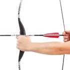 Traditional SPG Archery Left Right Hand Arco Chino Leather Horsebow Recurve Turkish Traditional Long Bow For Hunting