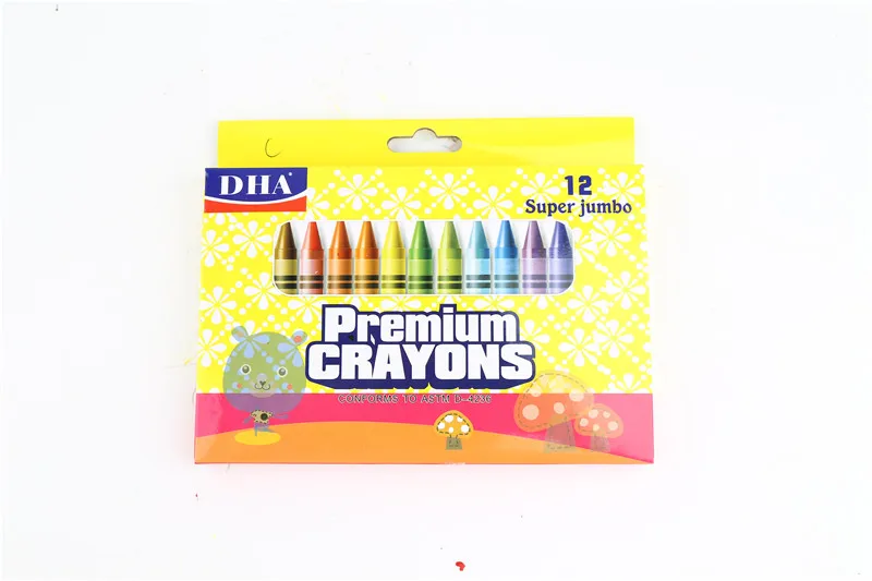 Factory Direct Sale Crayon Washable Erasable With Multi Color Wax Caryon For Kids