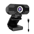 Computer Webcam High Definition Rotatable HD Webcams Computer 1080P Webcam With Privacy Cover For PC Laptop
