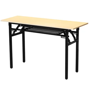 High quality folding portable training table adjustable computer desk office furniture