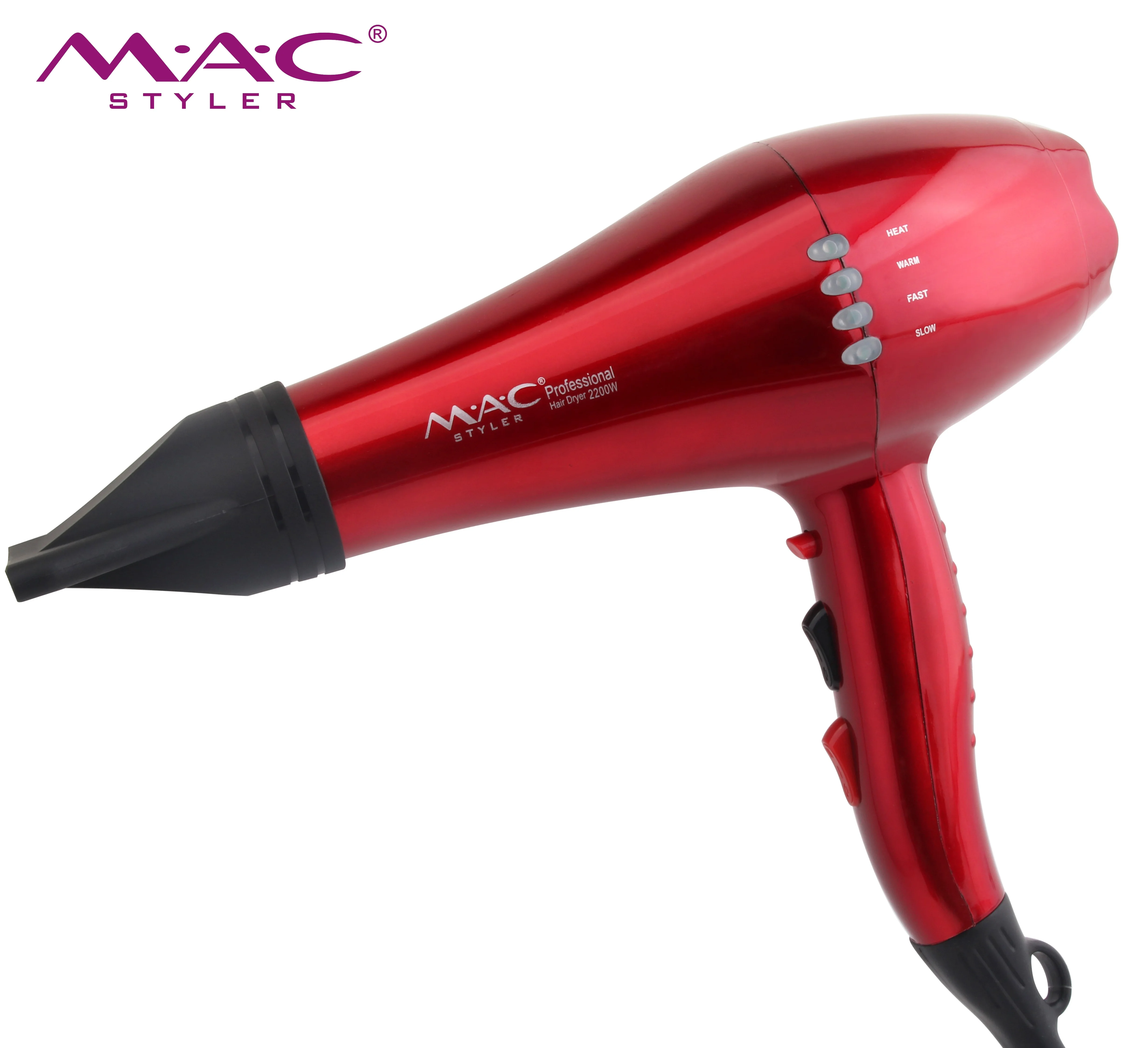 Amazon.com: Conair - Secadora de cabello Infinitipro, compacta, portátil,  1875 W, mango plegable giratorio, color rojo
