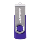 Usb JASTER Silver Metal Pendrive Memory Stick 4GB 8GB 16GB 32GB 64GB 128GB Usb2.0 Swivel Usb Flash Drives