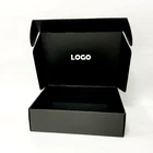 Box Black Corrugated Box Products Men's Shoe Size Mailers Low Moq Thin Ambalaj Kutu Caja Large Custom Shipping Boxes