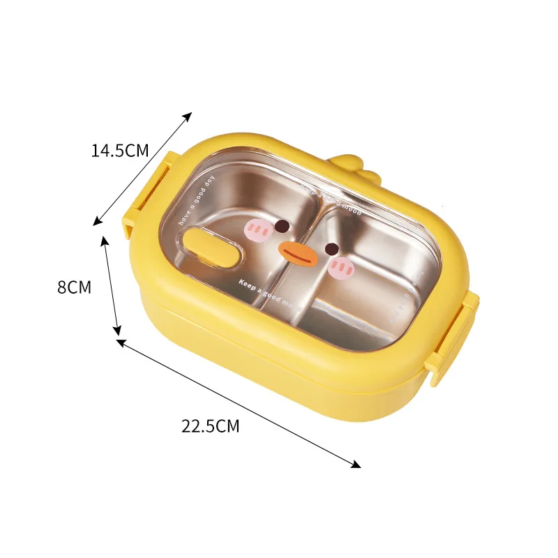 Kawaii Bento Box vaisselle de lux Thermos Lunchbox for School Kids Bento Plastic Stainless Steel Lunch Box