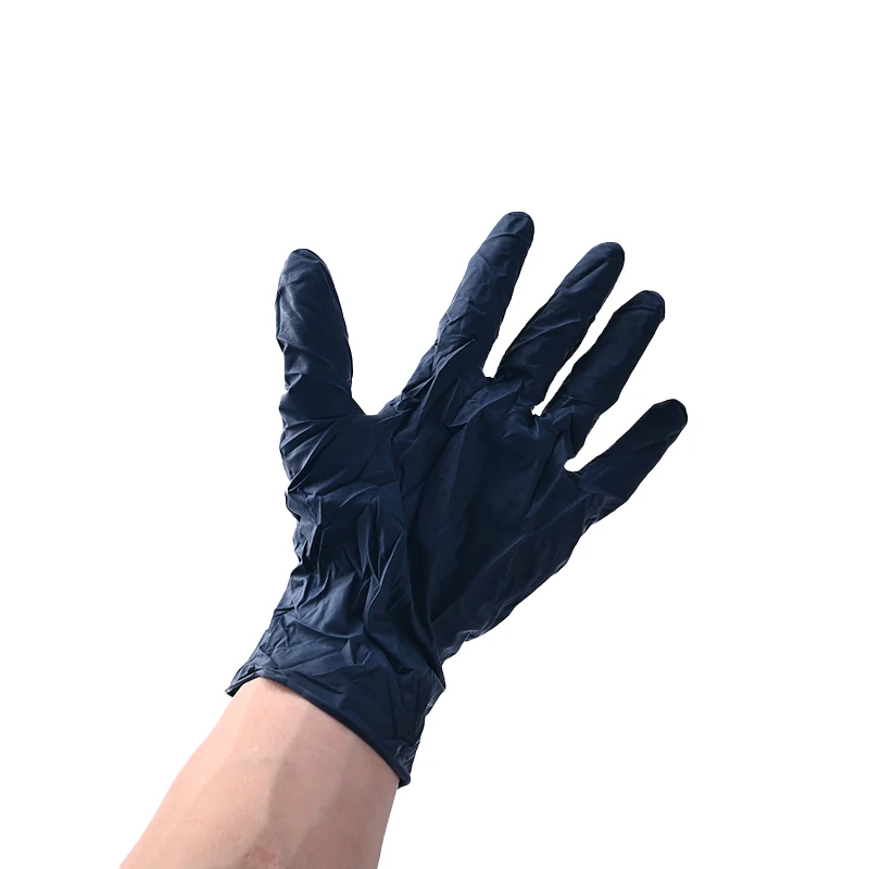 9 mil nitrile gloves in stock