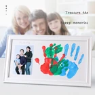Frame Family Newborn Handprint And Footprint Souvenir Photo Frame Family Portrait Handprint Photo Frame