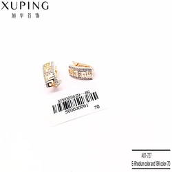 A01 Xuping fashion new arrival copper alloy gold plated wholesale jewelry hoop earrings for women