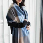 Scarf Scarf For Women Elegant Warm Scarf For Women Faux Cashmere Scarf With Tassel Winter Woven Scarves Wholesale 2021