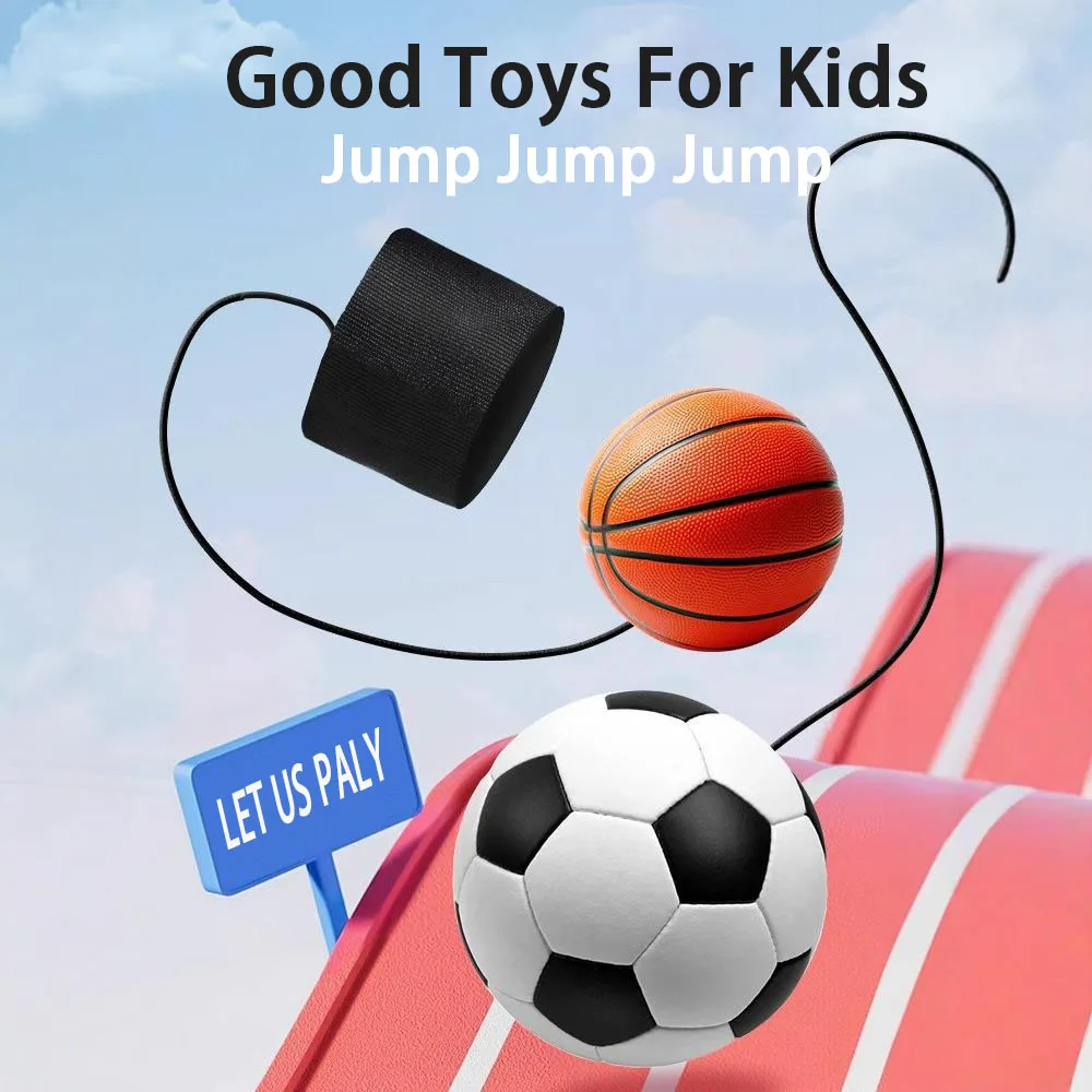 New Arrival Children's Wrist Strength Elastic Ball Toys Educational Fun Early Education Toys Sports toys ball outdoor