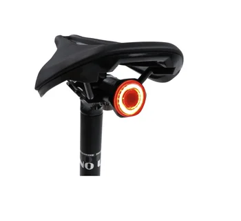 Bicycle Smart Taillight Bike Brake Sensing Bike Rear Light IPX6 USB Rechargeable Led Cycling Tail Light