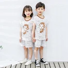 Kids Boy's Kids Kids Cotton Pyjamas Wholesale Casual Children's Kids Boy's Summer Short Sleeve Cotton Pajamas Clothing Sets