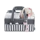 Diaper Bag Diaper Caddy Bag Baby Diaper Caddy Organizer Travel Bag Felt Nursery Basket For Girls And Boys