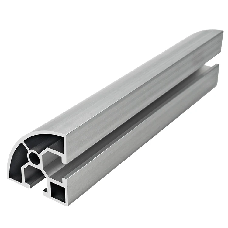 4040 Industrial  Extruded Aluminum Profile Square Tube Aluminum Alloy Profile  Provide Punching and Cutting Services factory