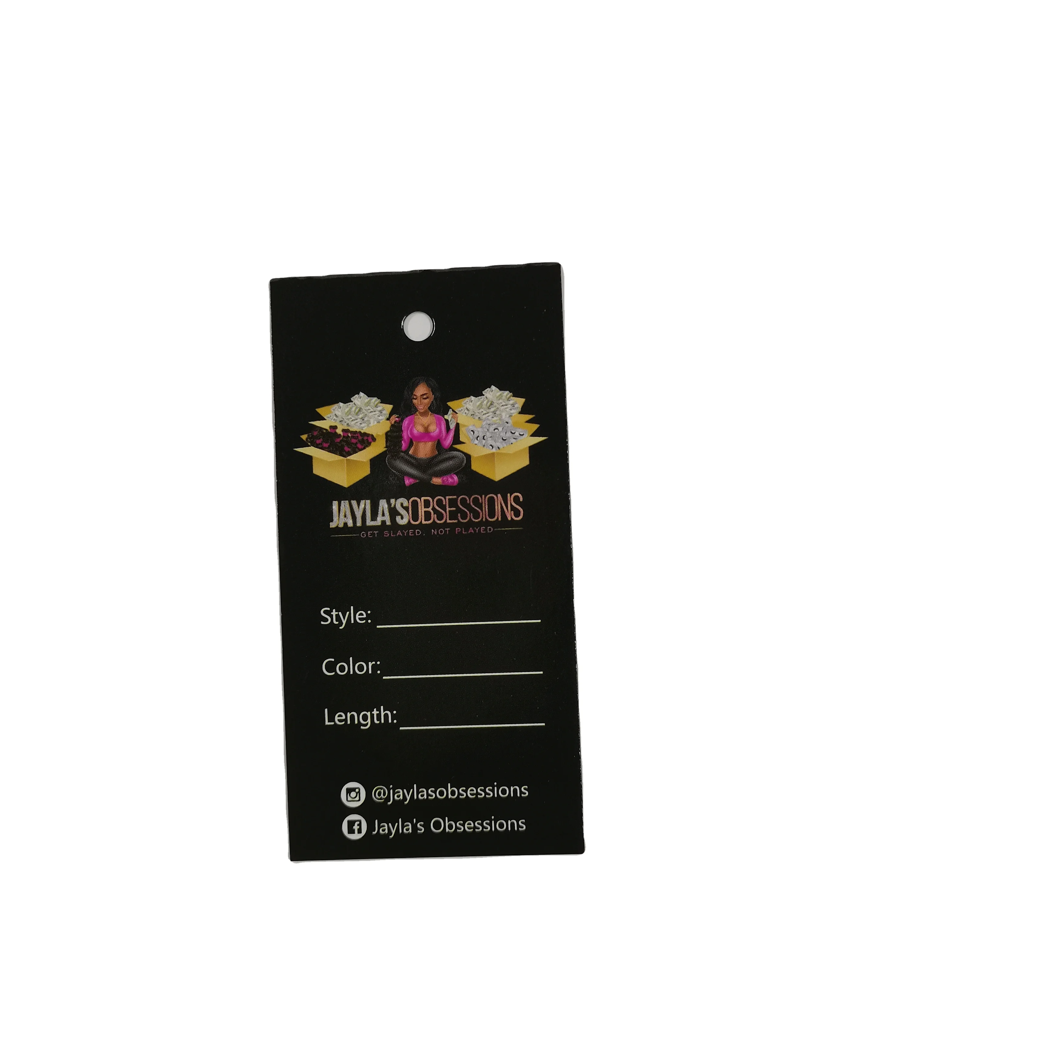 Custom Products Labels Printing Recycled Paper hang Tag Clothing Packaging hang Tag supplier
