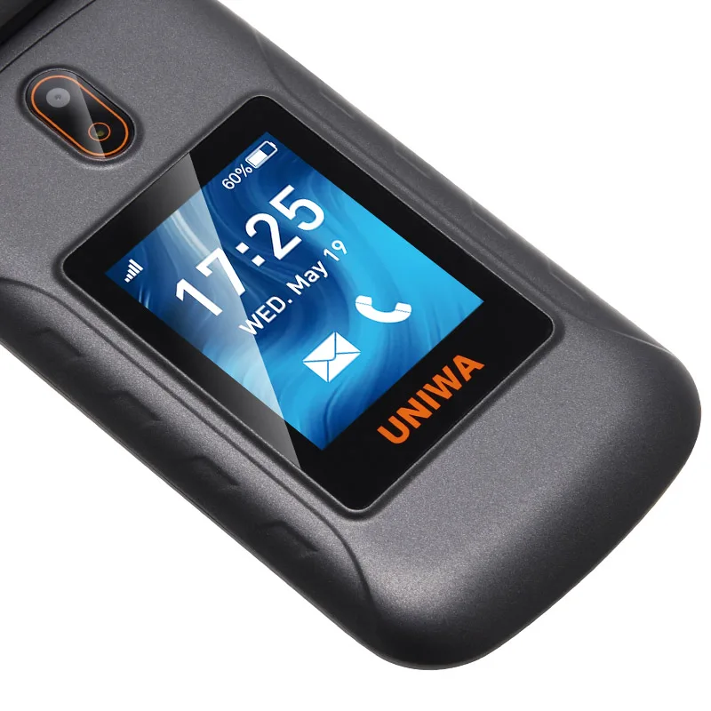 Uniwa V909t Upcoming 4g Volte Keypad Mobile 2250 Mah Battery Flip Style ...