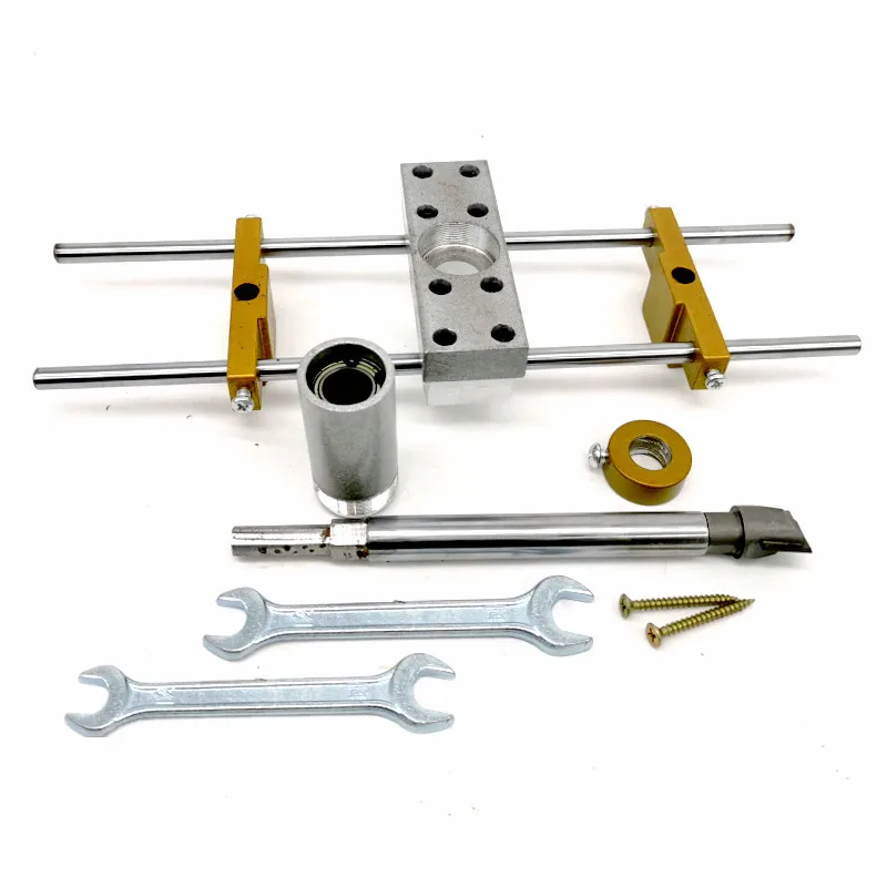 Wooden Door Lock Hole Opener Kit Mortiser Slotter Set Woodworking Lock