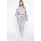 Sport Suit Women Women China Fashion Design Grey Causal Sport Suit For Women