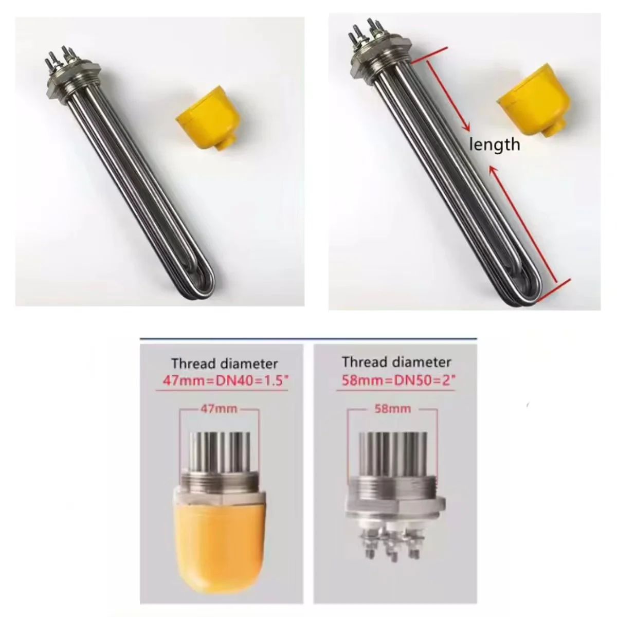 Air Finned Tubular Heater, 380V/230V, Stainless, Steel - detail 20