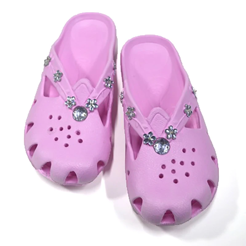 diamond studded crocs