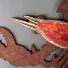 Wall YBOX Wood Special Lobster Wall Decor Creative Handmade Resturant Wall Decoration