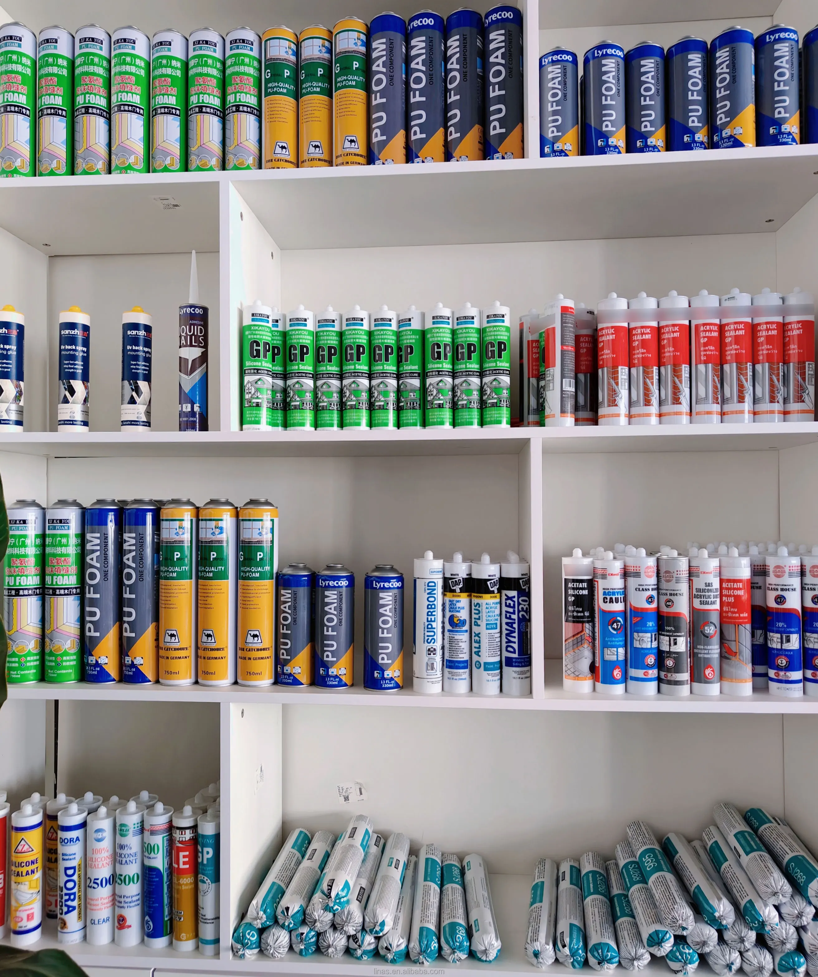 High Quality 300ml 600ml GP Acid Silicon Neutral Silicone Sealant Same for Wacker Quality One Component Building Glue Price factory