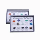 Natural Natural Crystal Gravel Tumbled Stone Mineral Specimen Healing Crystal Box Set