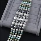 Shell Beads Colorful Natural Mother Of Pearl Shell Pearls Tear Earrings Pendant Diy Jewelry Loose Beads