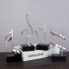 Handicraft Wholesale Living Room Desk Art Statuette Musical Note Handicraft Ornaments