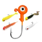 Fishhooks Hook Fishhooks Jig Head Hook Lead Fish Head Jig Hook 3.5g 5g 7g 10g 14g Iron Plate Lead Fish