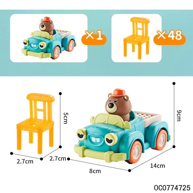 Board game manufacturer electric truck chair stacking blocks balancing game toy