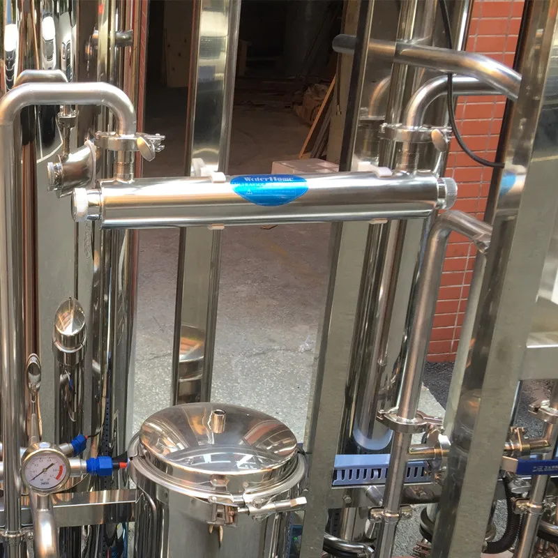 1000L/h Macchina ad acqua ultrapura a doppio stadio per bolliere per l'industria alimentare 4