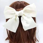 Clip Net Red Big Bow Hairpin Female Child Hairpin Headdress Top Clip Back Head Spring Clip