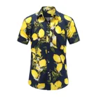 Men Men Factory Supplier Custom Casual Floral Long Sleeve Beach Shirts For Men Hawaiian