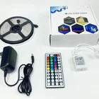 Led Led Light Strip 12v Rbg Led Strip Lighting 5merter 60 Led Out Door Waterproof Strip Lamp With Remote 20m