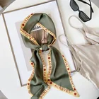 Custom Fashion Printed Thin Long Scarves For Women
