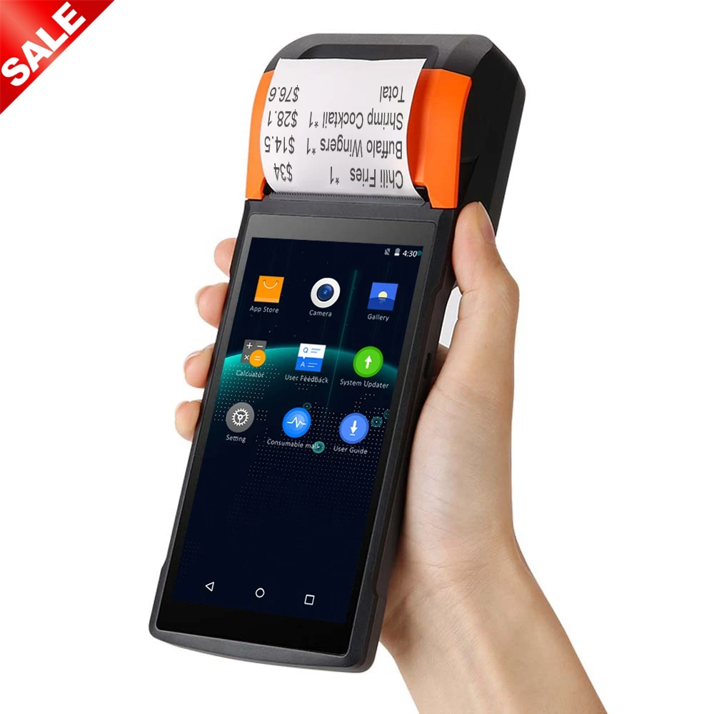android billing machine with printer