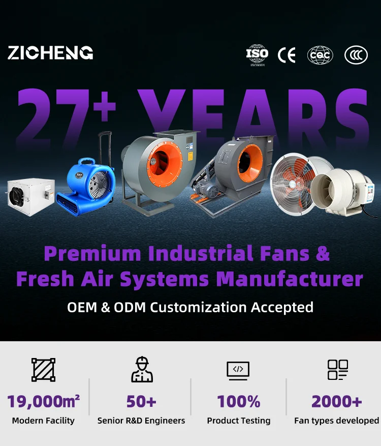 Corrosion-resistant High-temperature-resistant Industrial Fan - detail 2