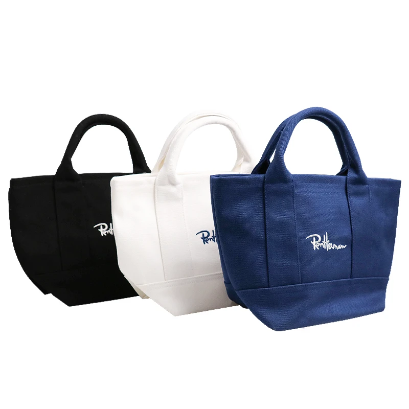 Custom 2021 printed cotton tote bag embroidered canvas bags
