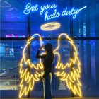 Decoration Gift Angel Wing Neon Sign New Design Fashion Anime Neon Sign Led For Bedroom