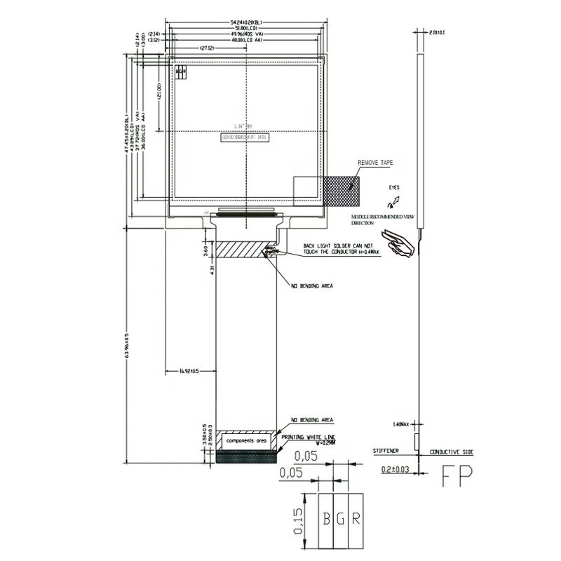2.4inch 320 240 tft lcd spi interface quotation