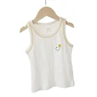 Baby Tank Tops Custom Kids Baby Boys Girls White Cotton Tank Tops Undershirts Sleeveless T-shirt