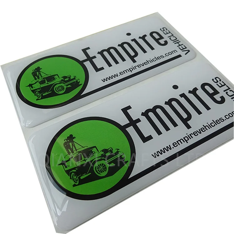 product 2025 most popular printing label transparent epoxy resin pu resin 3d wall sticker logo dome sticker892-4