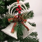 Christmas Bell Bells Wholesale Christmas Bell Decorative Pendant Bell Outdoor Hanging White Plastic Christmas Bells